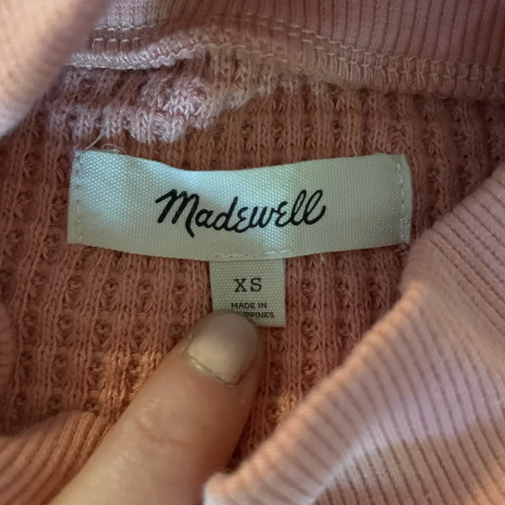 Madewell Waffle Longsleeve Shirt - Picture 4 of 5